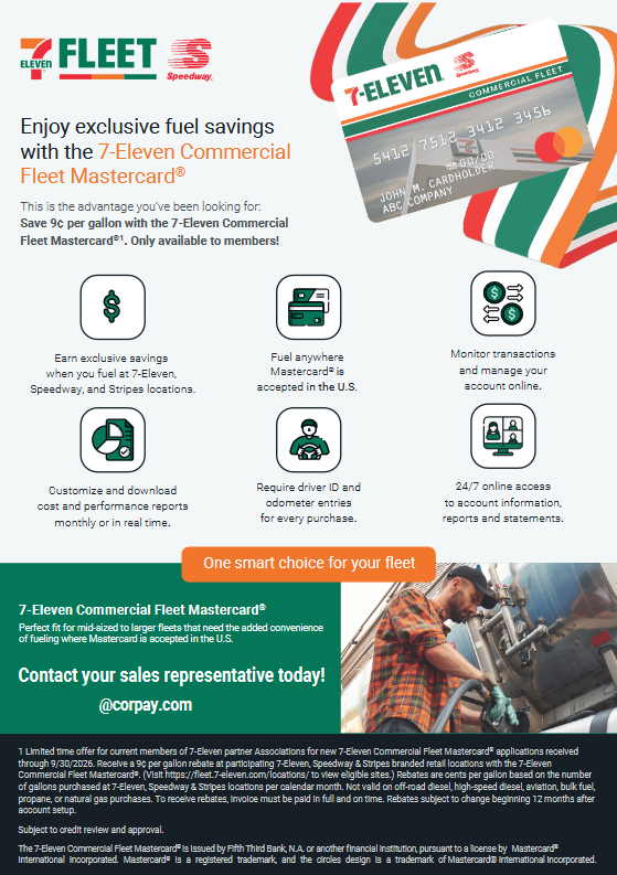 2026 7-Eleven Commercial Fleet Mastercard Associations Rep
