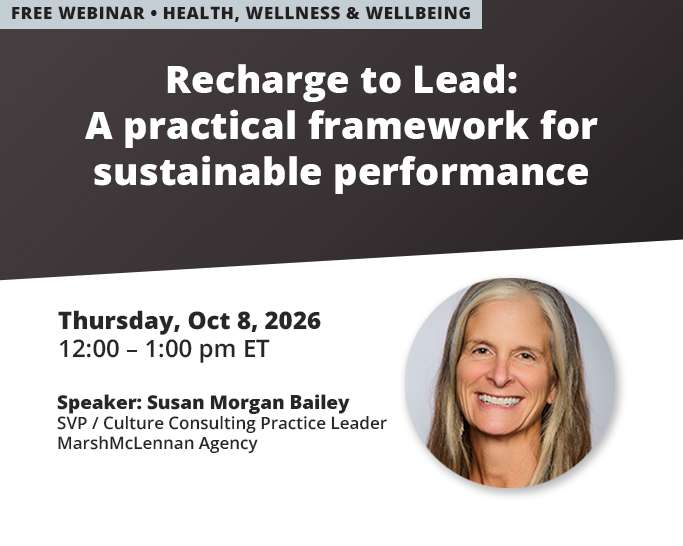 Recharge to Lead: A practical framework for sustainable performance